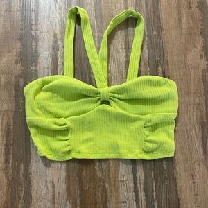 Pacsun green crop top